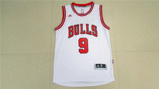Maillot De Basket Chicago Bulls Rajon Rondo 9 Tissus Sportif Fans Edition Blanc